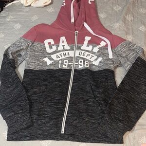 Reflex Mauve Zip-Up Hoodie
